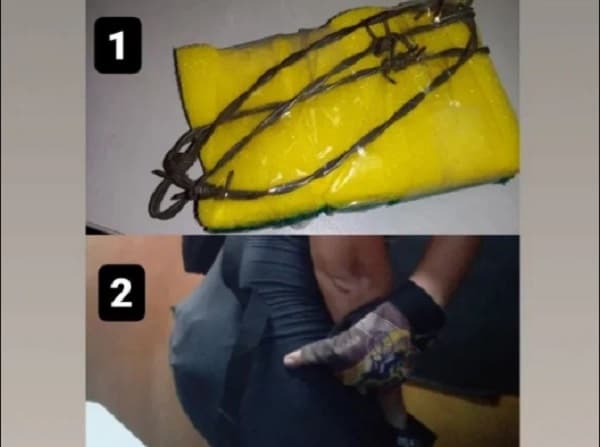 Ciclista crea protector “antinalgadas” con alambre de púas