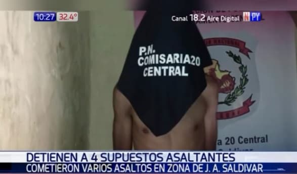 Detienen a cuatro sospechosos de asaltos en J.A. Saldívar