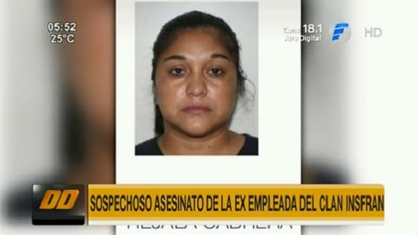 Mujer asesinada en Mariano resulta ser “exempleada” de Insfrán