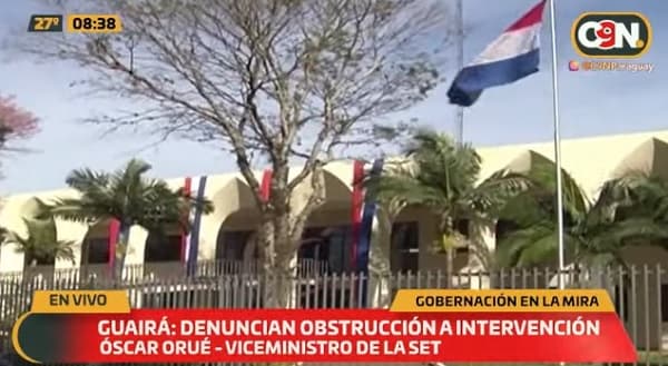 SET denuncia obstrucción de funcionarios de la Gobernación de Guairá