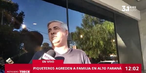 Hombre denuncia ataque por parte de manifestantes en Ciudad del Este