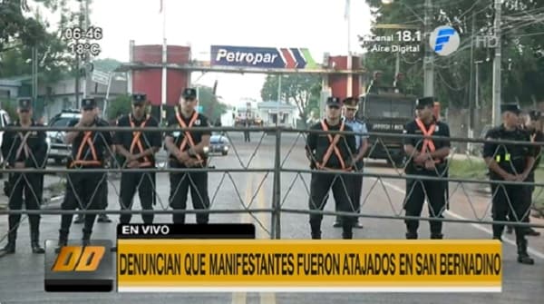 Conductores se movilizan y exigen que bajen los precios de combustibles