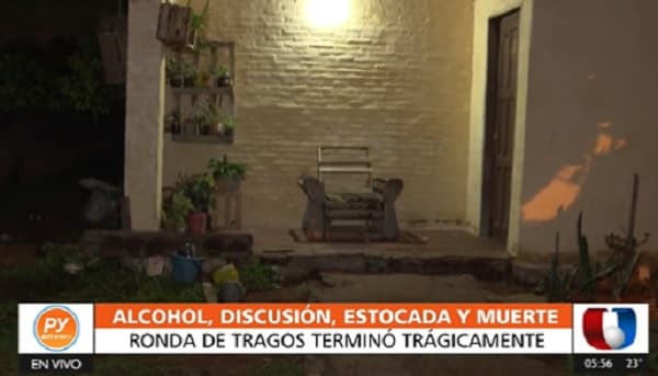 Hombre muere apuñalado tras ronda de tragos