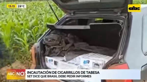 Brasil incauta cigarrillos de Tabesa y SET dice que no le compete indagar