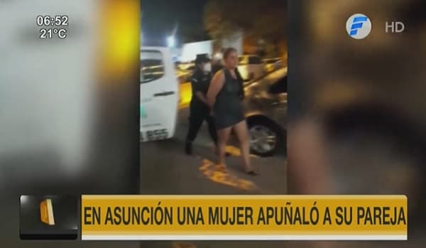 Detienen a mujer sospechosa de apuñalar a su pareja