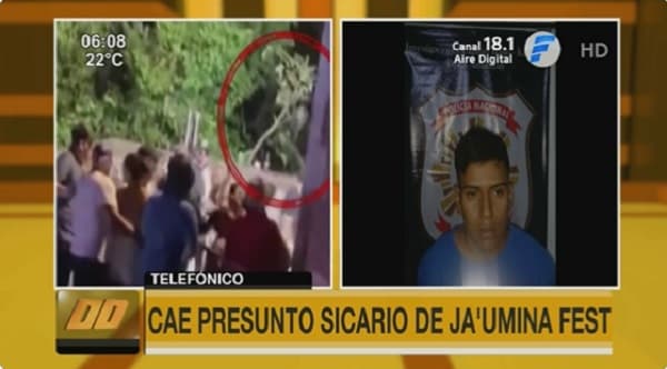 Detienen al “sicario” del Ja’umina Fest en Capitán Bado