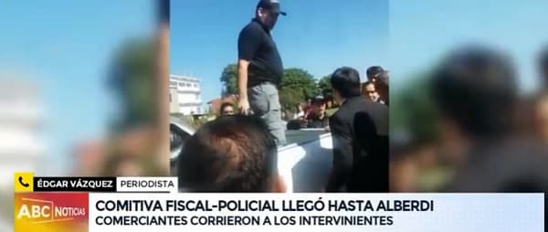 Turba repele a comitiva fiscal y de policías en Alberdi