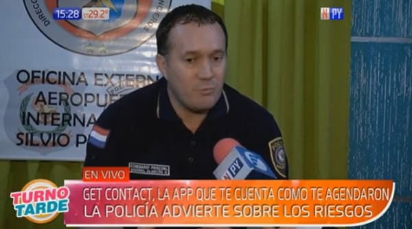 Comisario advierte sobre peligros de la app Getcontact