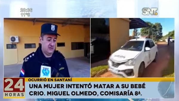 Detienen a mujer que intentó matar a su bebé