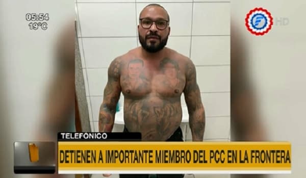 Operativos logran captura de miembro del PCC en la frontera