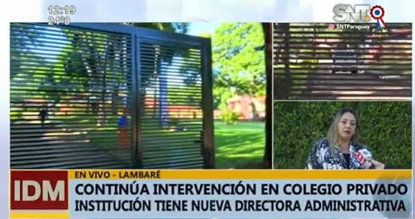 Colegio intervenido de Lambaré tiene nueva directora administrativa