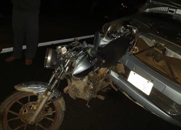 Accidente deja como saldo un motociclista y embarazada fallecida