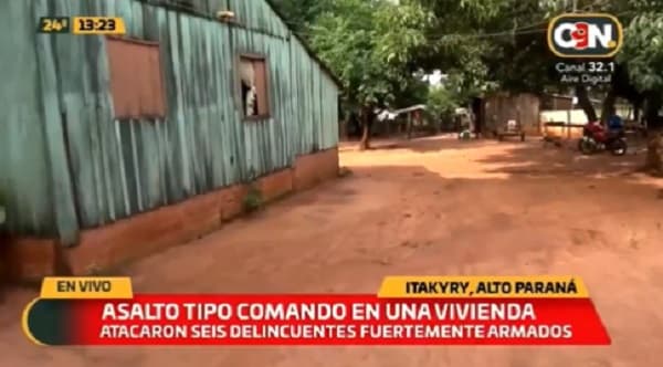 Delincuentes se alzan con vehículo, dinero y celulares en asalto a vivienda