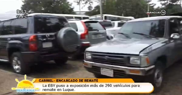 Yacyretá rematará 290 vehículos este sábado