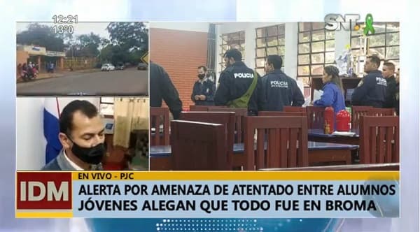 Advierten “plan de atentado” de estudiantes de Pedro Juan