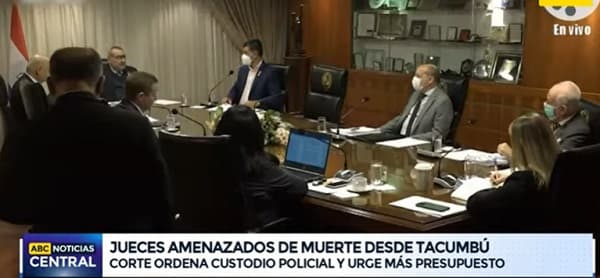 Corte ordena custodia policial para jueza amenazada de muerte