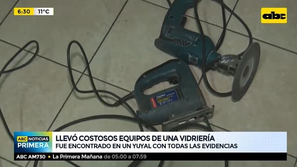 Detienen a sospechoso tras robo de herramientas