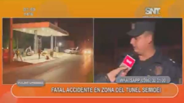 Peatón es atropellado por vehículo y pierde la vida en zona del túnel Semidei