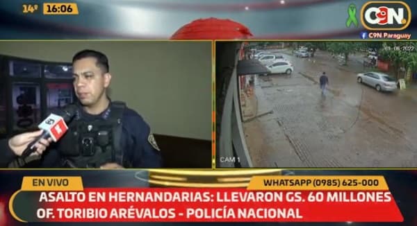 Delincuentes roban G. 60 millones de una camioneta estacionada