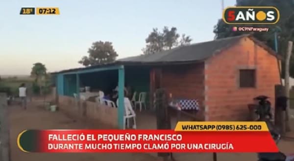 Confirman muerte del pequeño Francisco, víctima de un tumor