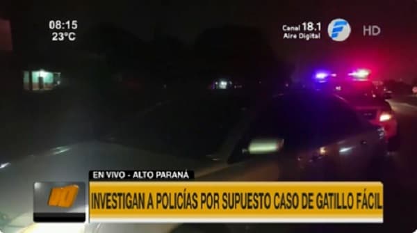 Denuncian caso de “gatillo fácil” en Ciudad del Este