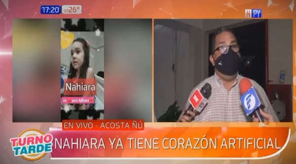 Conectan a Nahiara a corazón artificial mientras espera trasplante