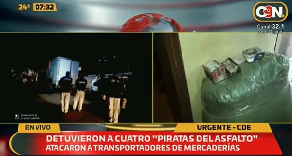 Camión de transportadora es vaciado por “piratas del asfalto” en CDE