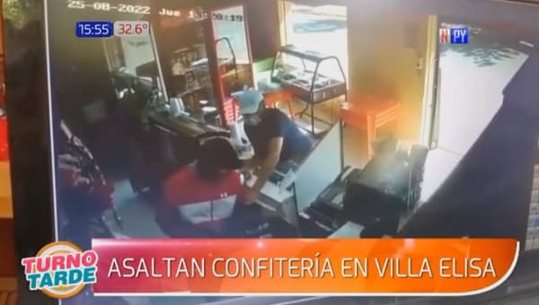 Delincuentes se llevan G. 1 millón en asalto a confitería