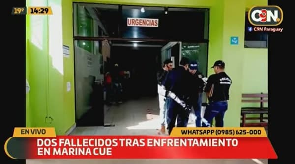 Reportan dos fallecidos y un herido en enfrentamiento en Marina Cué