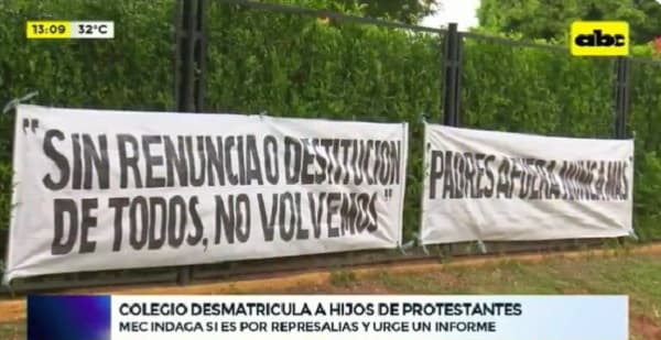 MEC pide informe a colegio sobre el motivo de desmatriculaciones