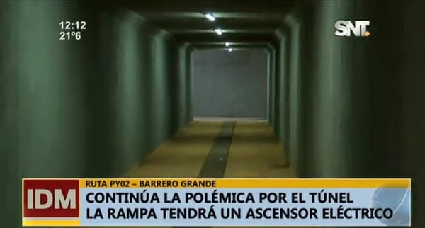 Túnel de Barrero tendrá cámaras y escalera mecánica, aseguran