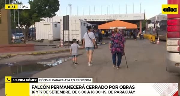 Cierran el paso entre Falcón y Clorinda por reparaciones