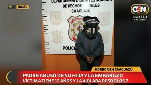 Detienen a padre imputado por abusar y embarazar a su hija