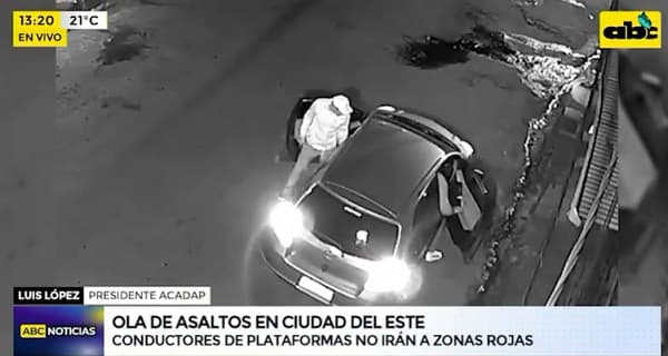 Conductores de plataformas dejan de trabajar en “zonas rojas” de CDE