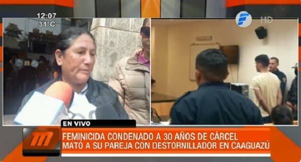 Condenan a 30 años de prisión a hombre por feminicidio