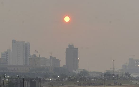 Reportan aire contaminado por incendios forestales