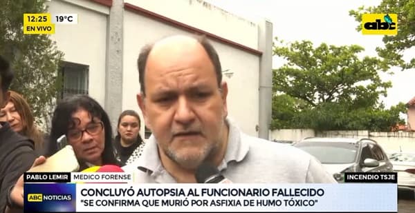 Confirman identidad del fallecido en el incendio del TSJE