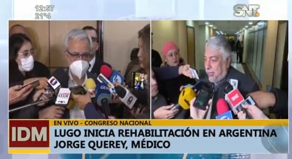 Lugo sigue evolucionando mientras planean su rehabilitación