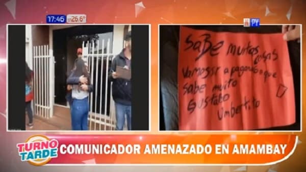Colega de periodista asesinado fue amenazado y lamenta inacción policial