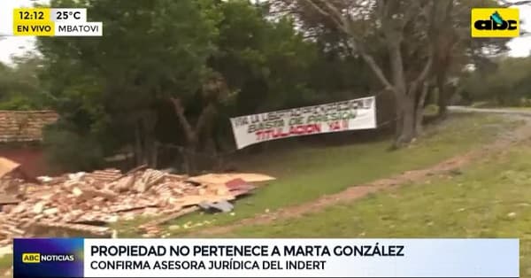 Inmueble donde derribaron vivienda pertenece al Indert, confirman