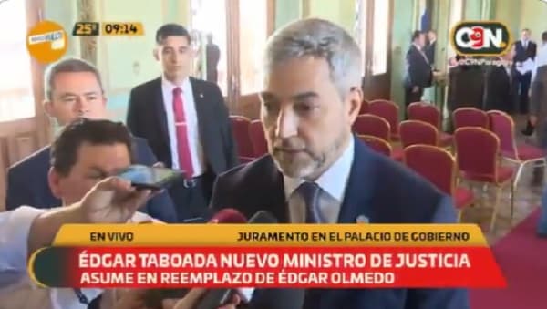 Olmedo pasa de Justicia al Consejo de la Magistratura, confirma Abdo