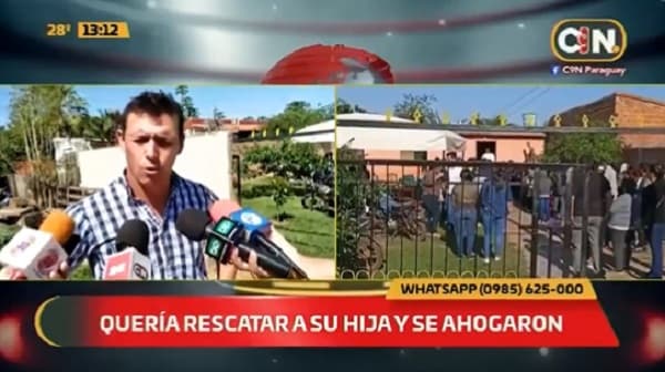 Padre muere junto a su hija en intento de rescate en “tanque australiano”