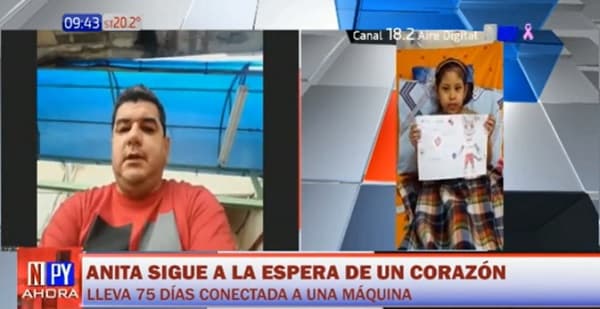 Anita espera un corazón y desea conocer a Tiríka