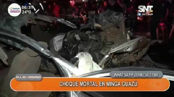 Reportan accidente fatal en Minga Guazú
