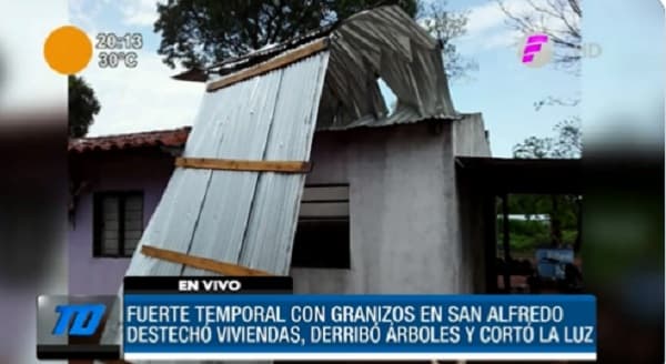 Concepción, San Pedro y Paraguarí, seriamente afectados por el temporal