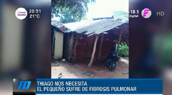 Niño con fibrosis pulmonar pide ayuda para regresar a su casa