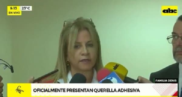 Familia Denis presenta querella adhesiva para acceder a investigación