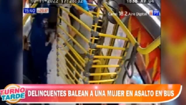Dos pasajeros heridos en asalto ocurrido en bus