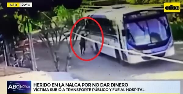 Asaltante hiere en la nalga a un hombre que se negó a darle dinero
