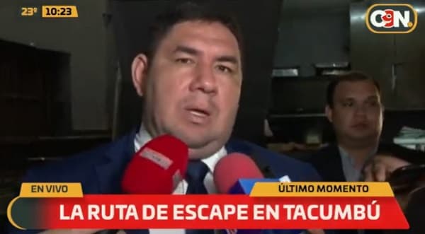 Ministro de Justicia muestra camino de la fuga en Tacumbú